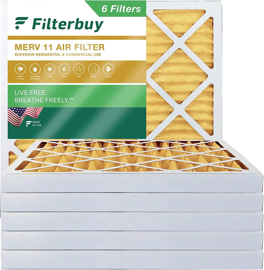 11 MERV Furnace HVAC Air Filterbuy 15x15x2 (6-Pack) Filters AC Pleated
