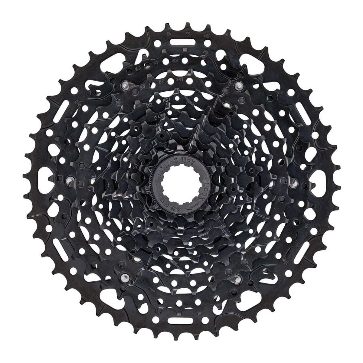 10 Speed, Cassette ADVENT X - Hardened 11-48T, Steel Black, Cogs microSHIFT ED