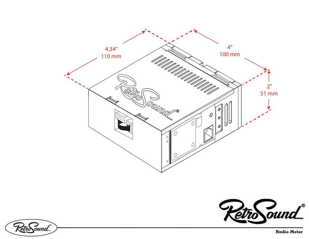 1977-85 Features LACB-M1-121-03P-73PMC3 Include Capri AUX, RetroRadio Bluetooth, with Mercury Compatible AM/FM