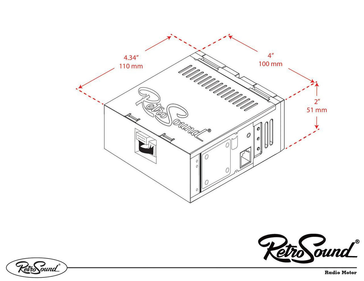 1977-85 Features LACB-M1-121-03P-73PMC3 Include Capri AUX, RetroRadio Bluetooth, with Mercury Compatible AM/FM
