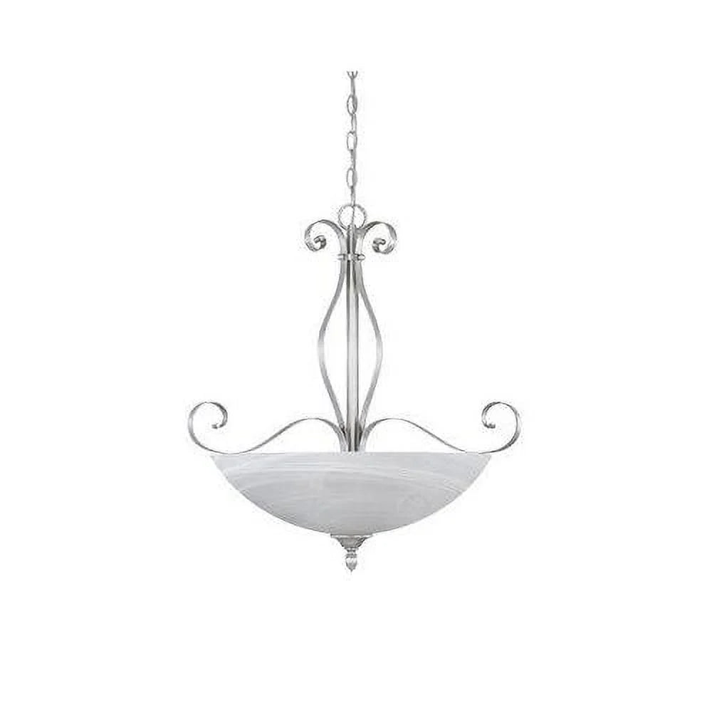 Amo Pendant, Bowl Fountain 3 Pewter Matte special edition Hanging Collection Del Designers Light 82831-MTP