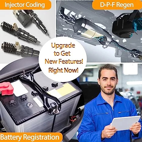 OBDII Scanner Coding AutoVIN ABS Reset EPB Foxwell Reset Car BMS NT624 Reader OBD2 8 Elite System Injector DPF SAS Tool Diagnostic All Bleeding Scan Calibration Automotive Scanner Code Oil Throttle