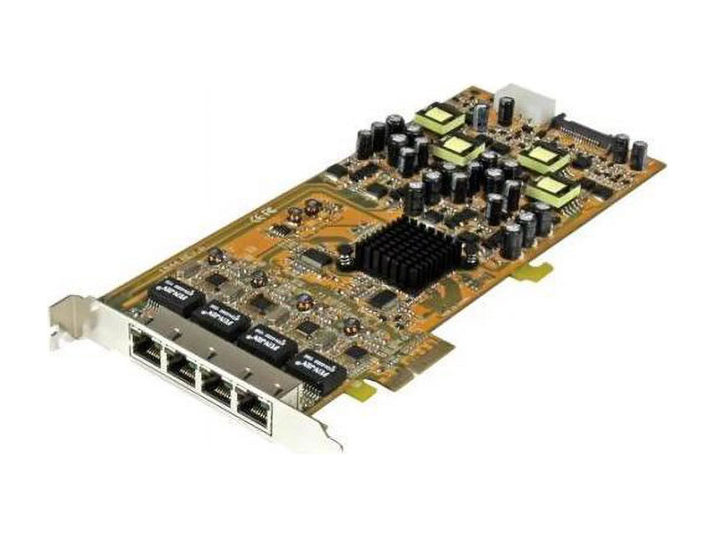 PCI Express Port PSE Card NIC Network over Ethernet - 4 Gigabit StarTech.com PCIe Power / PoE