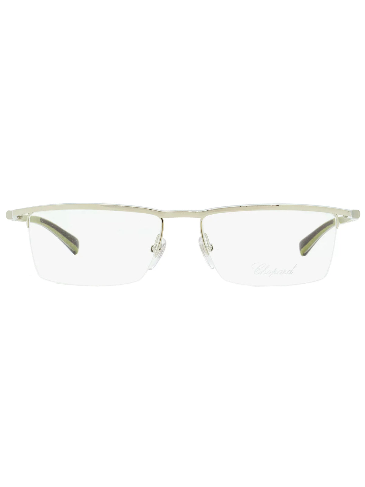 Frames Square Chopard Eyeglass Silver Men's Tone VCHA06579X56