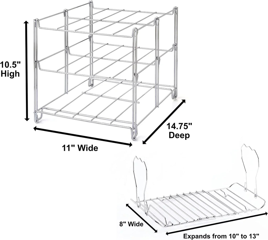 Lifter Multiple & 3-Tier Roasting Space Includes Rack Rack Oven Oven Baking | Tasks Roasting KOVOT Oven & (1) Collapsible | (1) Lifter Rack Saving Turkey new Turkey For Rack And