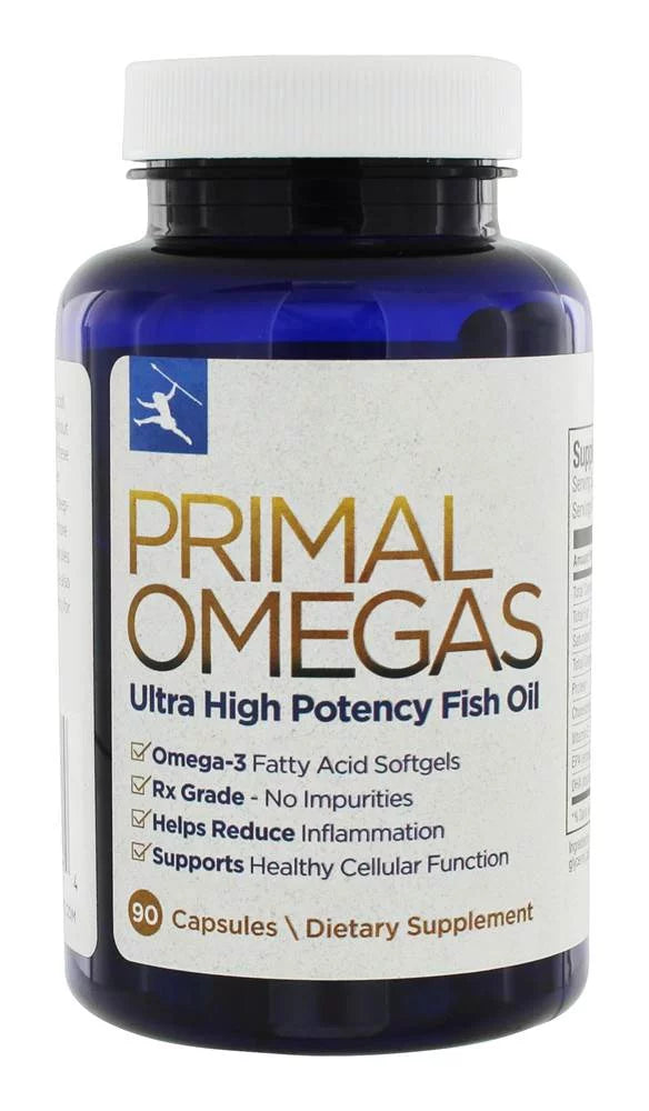 90 Fish Primal Softgels Ultra Oil Potency Blueprint - - Primal High new Omegas