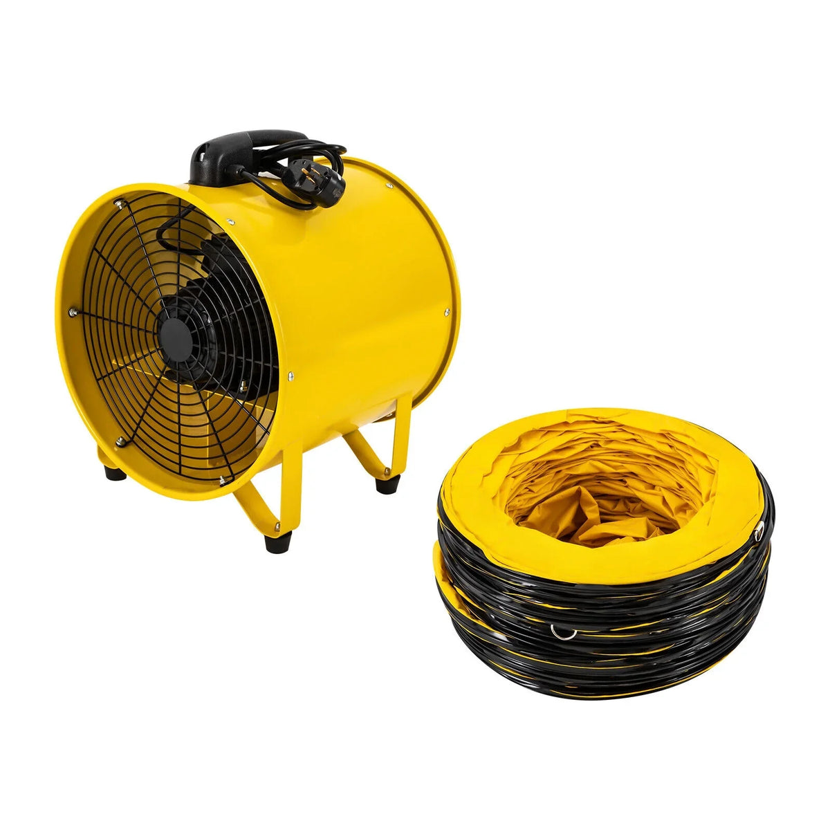 Extractor Portable Home Blower & Noise Utility Fan classic Fume High-Velocity 3178 16-Inches for CFM 32.8ft with Hose, Low 2160 1100W and Duct Exhaust Ventilator, Job Site