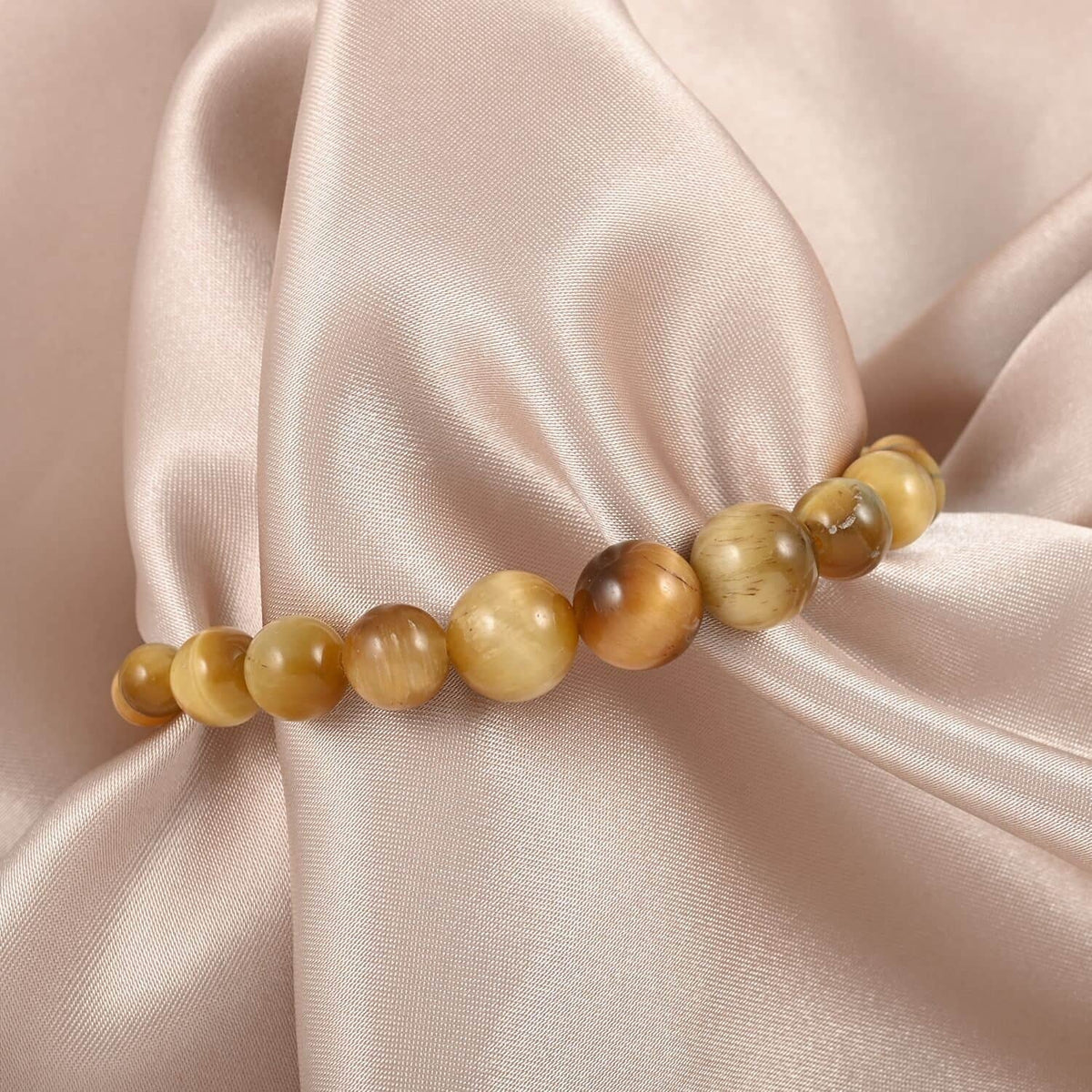 for Bracelet Steel Stainless high quality Round Mothers 59.04 Eye LC Shop Plated Day Gifts Women Mom Rhodium Ct Tiger's for Beaded