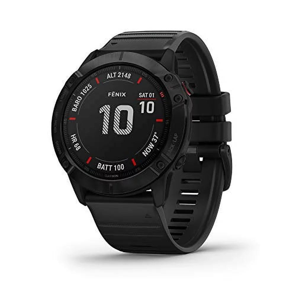 Grade-Adjusted and Guidance Music, Pulse Black Sensors, 6X Fenix Mapping, Ox GPS Garmin Watch, Pro, Features Pace 010-02157-00 Multisport Premium