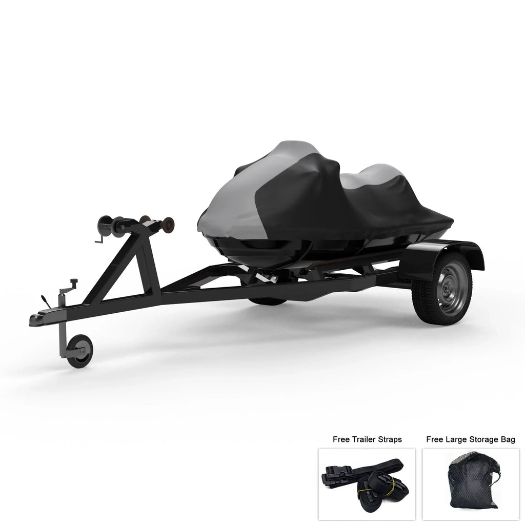 KAWASAKI 300X Ultra GRAY Ski Includes Bag Trailer Weatherproof from And More! - - Jet - And Color / - 2007-2013 Black Rain, Cover All Trailerable For Jet Straps Sun, Protects Ski Weather Storage