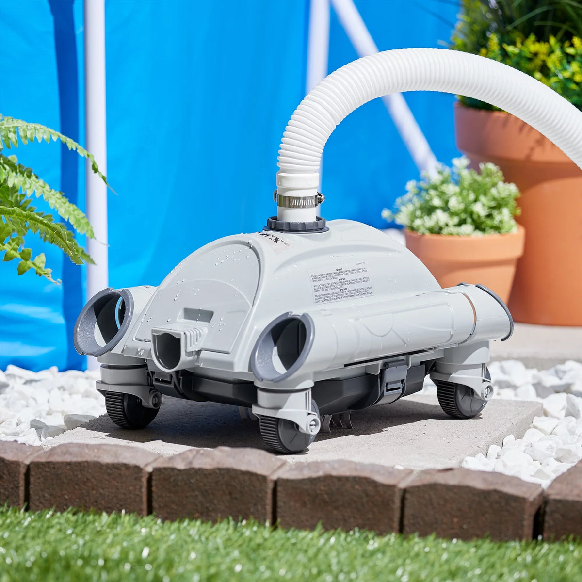 Swimming Intex Automatic Vacuum Pool 28001E new Cleaner, Ground Above
