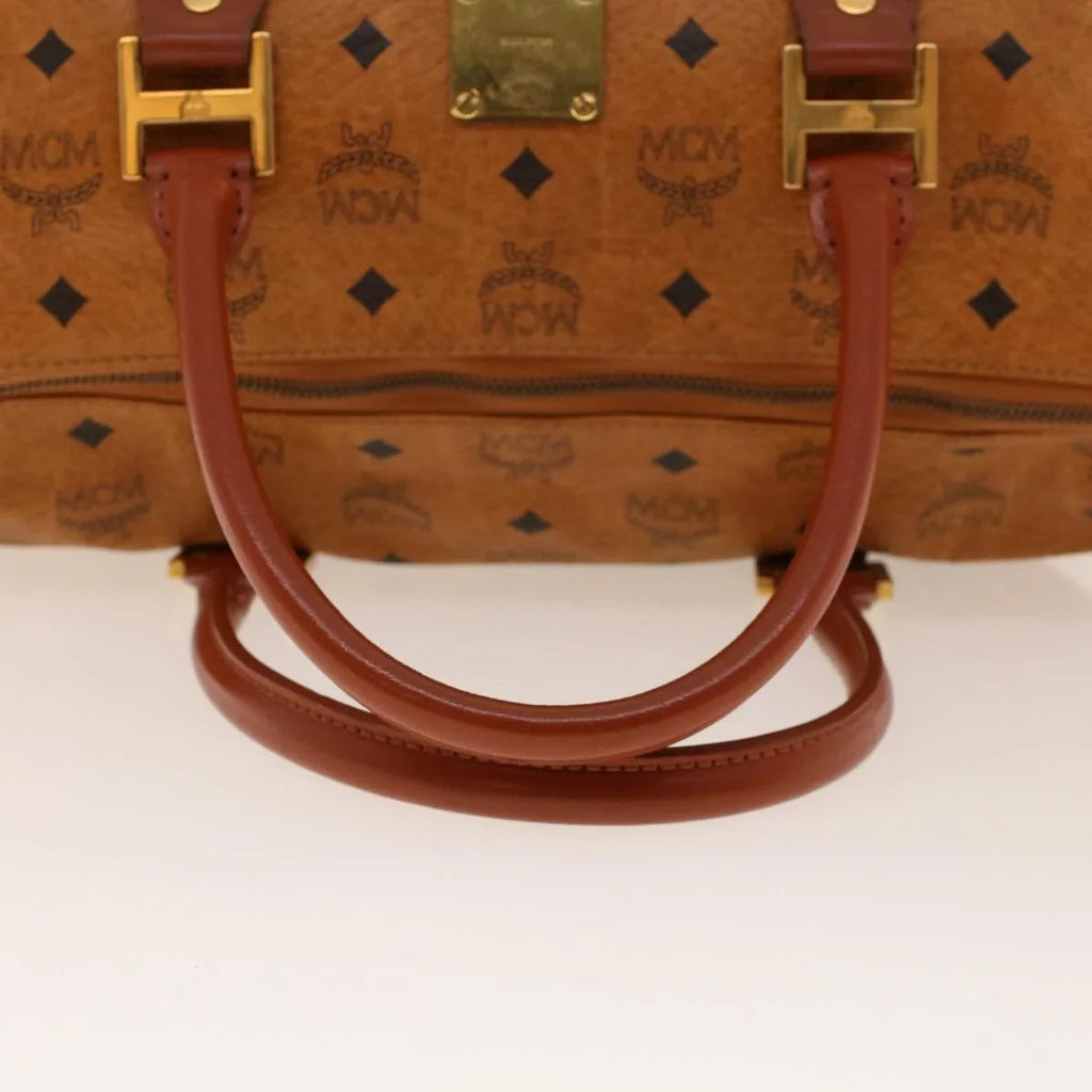 Travel Bag Canvas Visetos special edition MCM (Pre-Owned) Brown