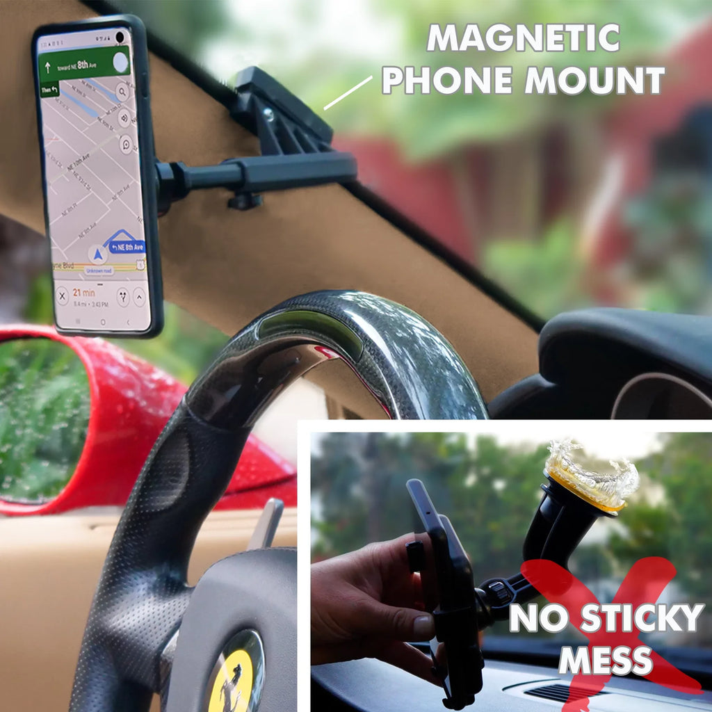 Best Version and (Mount Windshield iPhone, Nokia, Boat for Magnetic , and Universal Reliable Moto, , Phone Vehicle trendy Mount D) NEOS Car Smartphones , Holder