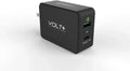 3.0 Both Professional Compatible with MicroUSB/Type-C with 33W 3.0 Adaptive Plus [Black/UL Charge Cables Xperia XA/P/Z5/Z3/Z3v/Z2/E5 Quick Folding QC Blade Certified] Fast