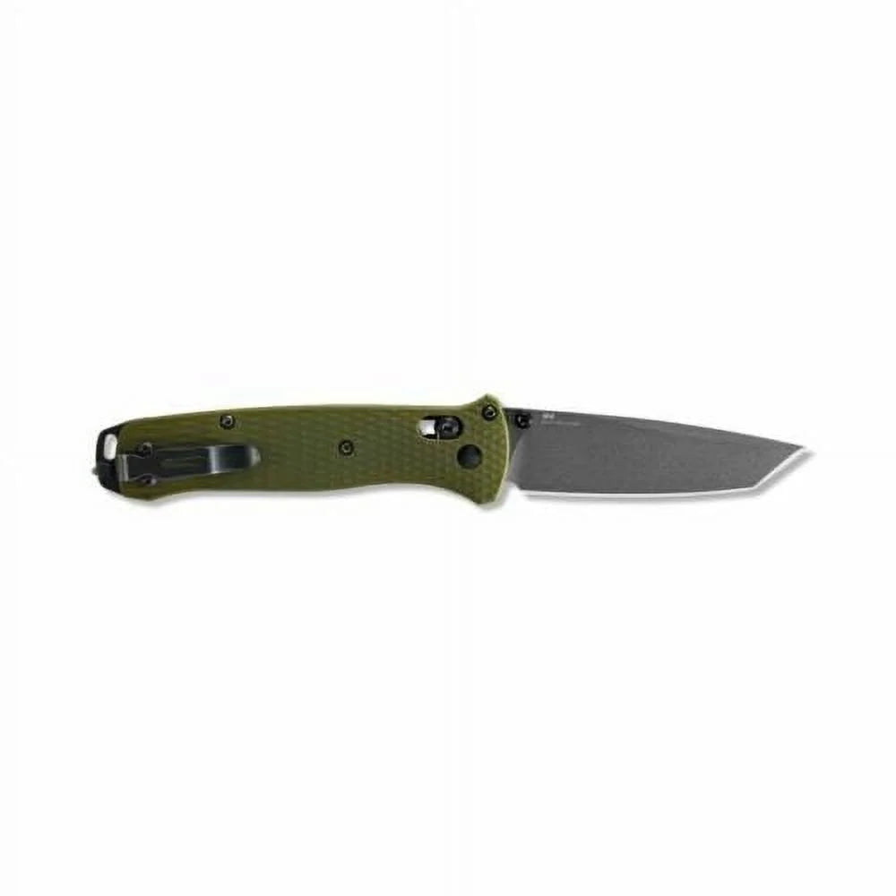 Benchmade 3.38in Plain Tanto Knife Blade 537GY-1 Axis Grey Bailout Coated