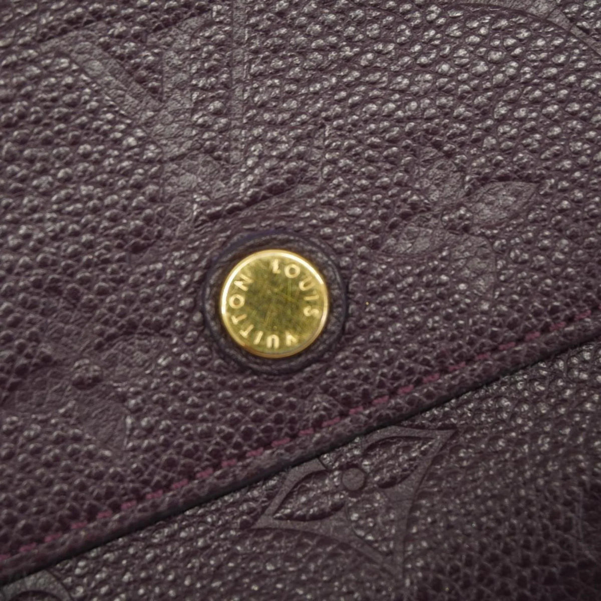 (Good) Ladies Monogram Pre-Owned Wallet M60294 trendy Vuitton Long Portefeuille Orb Virtuose Empreinte Louis Tri-fold