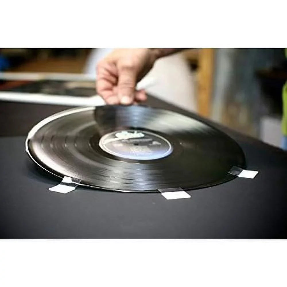 Display Matting Silver Frame) Record Disc White Vinyl / (Brushed 12" Picture Frame LP