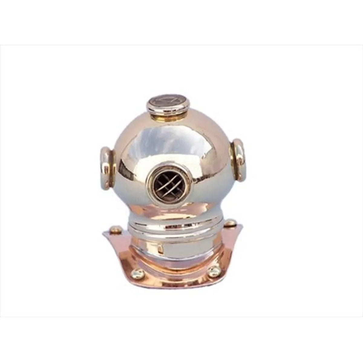 Helmet Brass-Copper Weight Diving Accent 3 Decorative in. Paper