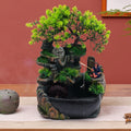 Indoor Shui with ZhdnBhnos Water Light Ornament Table Zen Fountains Rockery Decoration LED Feng Waterfall Desktop