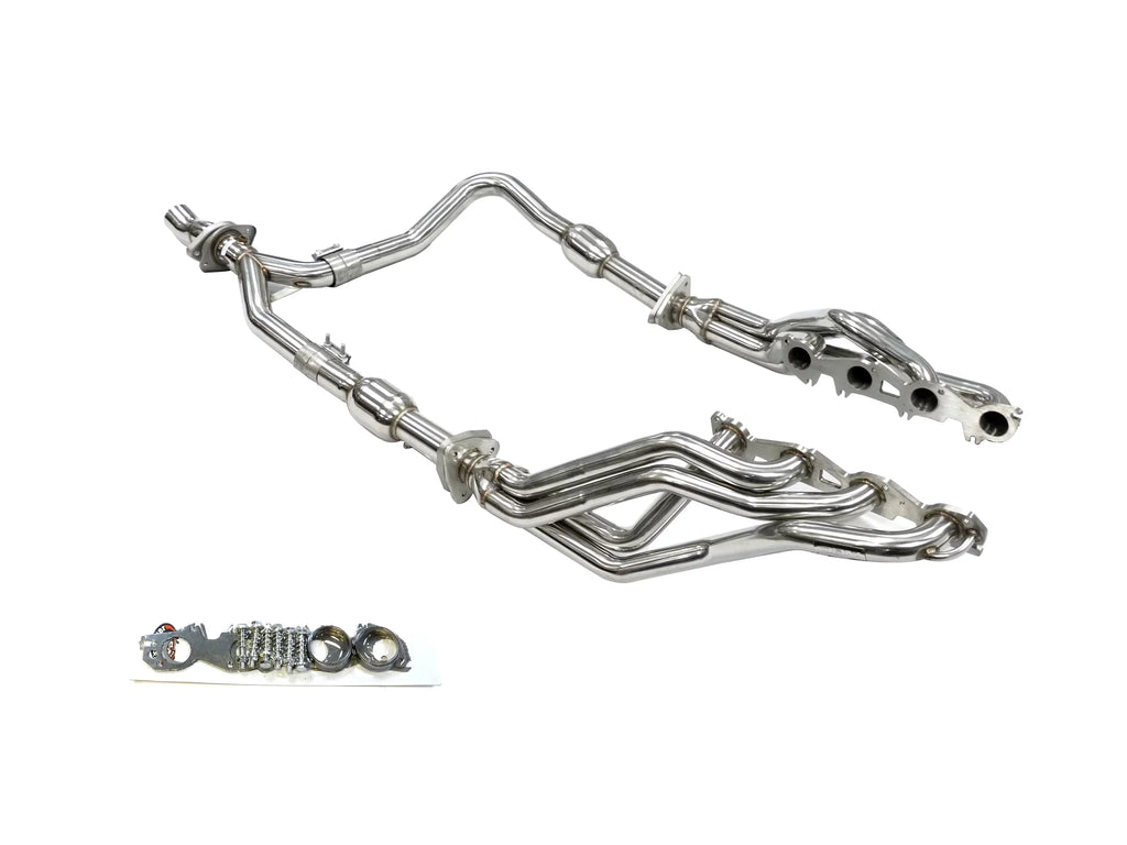 Fitment 04 HEMI Steel Header 03 thru 5.7L MHP For Dodge By Long 1500 Stainless Ram 4WD Tube