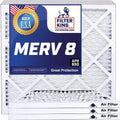 x King 4-PACK 5x11x1a IN | USA x MADE Air Size: 8 Furnace Filter Actual A/C MERV .75" 11 | Pleated | 5 | HVAC Filters Filter
