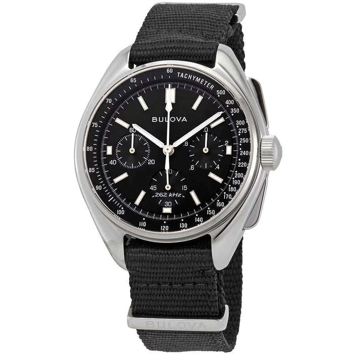 Bulova Pilot Edition Black Dial Lunar Chronograph Men's Watch 96A225 Special