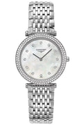 Stainless La Grande Diamond Steel Watch Classique Womens & L4.515.0.87.6 Longines