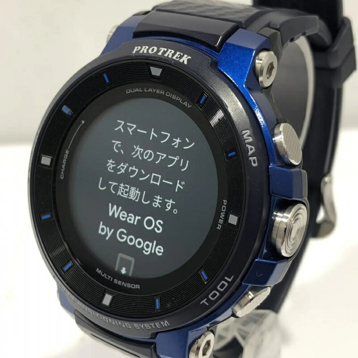 with Pro watch Trek smart PROTREK box Pre-Owned (Fair) WSD-F30