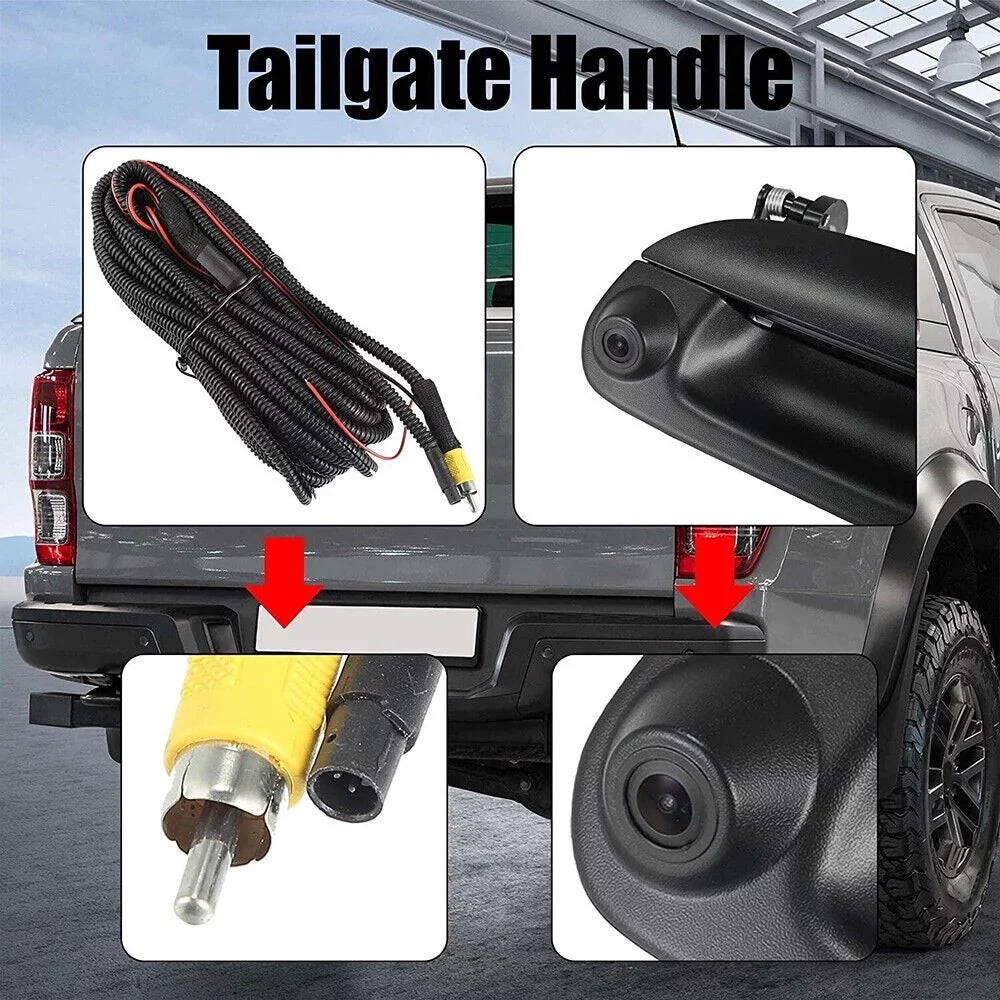 F150 FIT Rear Backup 97-07 Paddsun View & F250 Camera w/ Wiring Kit classic Taiate Handle FORD
