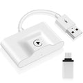 Convert CarPlay, Wired Auto Wireless new Cars CarPlay Wired Plug for Factory for Connect Wireless to Dongle No CarPlay Emlimny CarPlay & Play Adapter, Online Update Delay Cars,