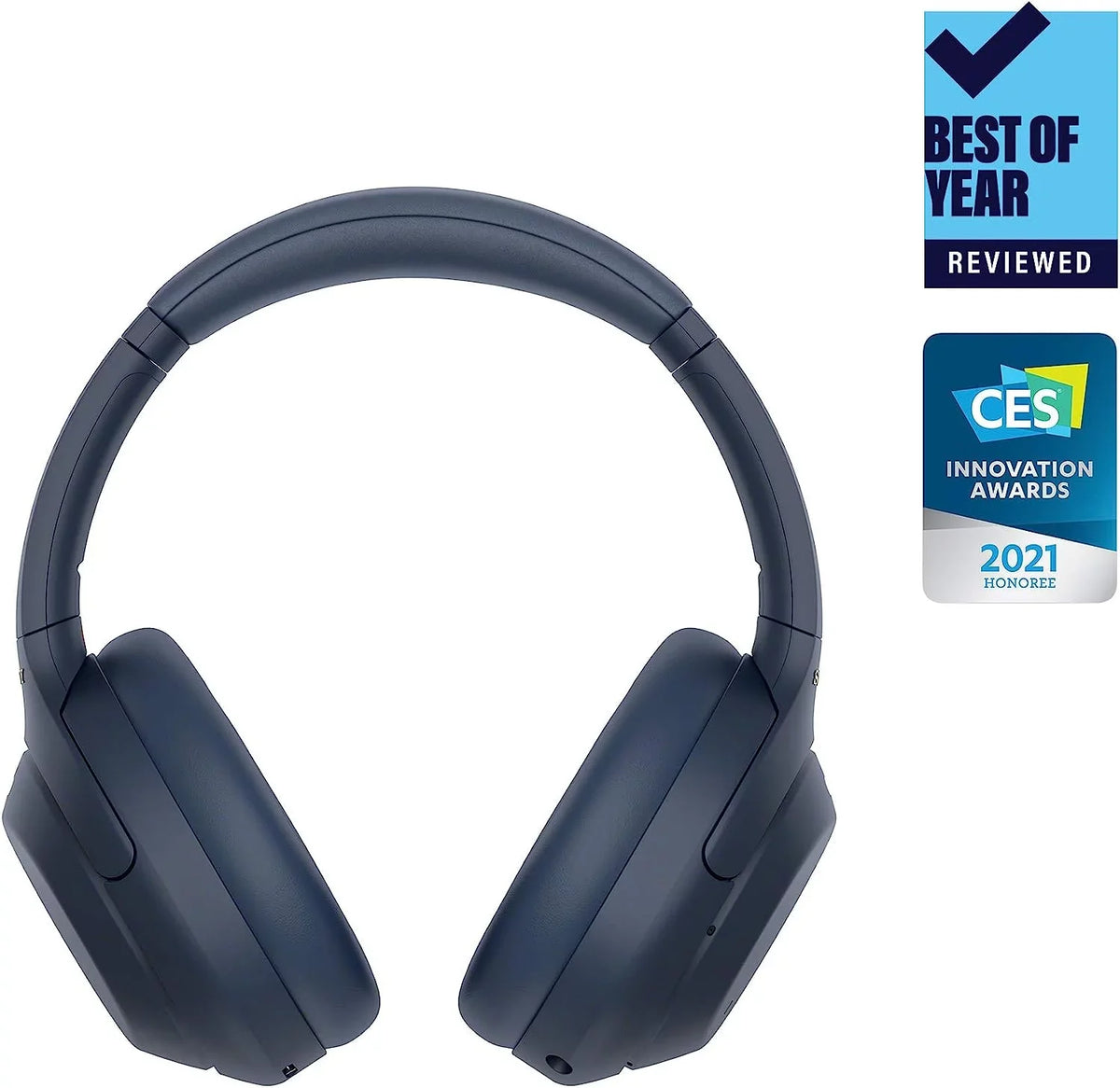 Restored WH-1000XM4 Canceling Headphones Mic Overhead Leading Voice trendy with and Wireless (Refurbished) Control, Alexa Noise Blue for Industry Phone-Call