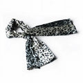 Natural Simple Silk Leopard Scarf/Wrap/Shawl - Blando high quality Print Small