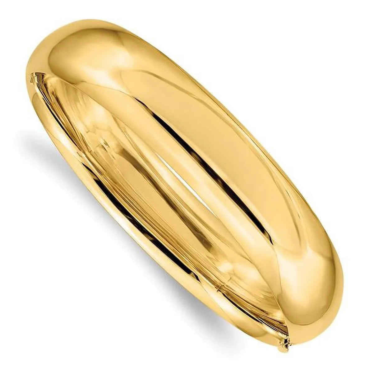 Bracelet Oversize Hinged Bangle Polished 14K 9-16 High special edition HP9-16O