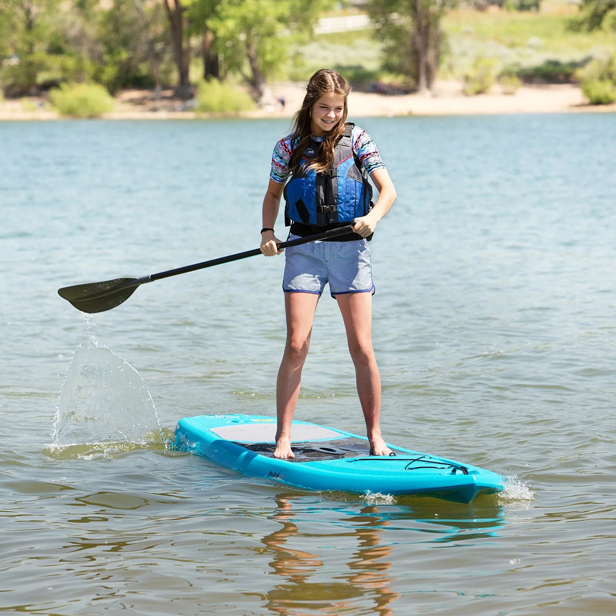 (90579) Paddleboard, Glacier Lifetime ft 11 Stand-up Blue Amped