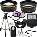 T6i, Kit For 60D, T2, Lenses SLR 7D, T1i, 75-300mm, Bundle 70D, 18-55mm, T6s, Ultimate Rebel II the Canon T5i, Digital 55-250mm, Cameras (Which Following Accessory SL1, - Mark Have 7D Canon T3i, T4i,