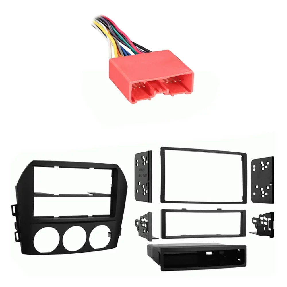 Harness Stereo Miata Install Mazda MX-5 Multi Dash 06-08 DIN Kit Radio Fits
