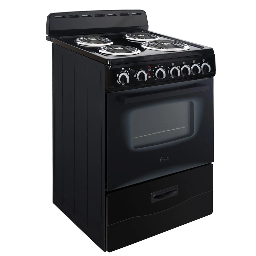 24 Electric Avanti high quality Inch White Freestanding ERU240P0W Range -