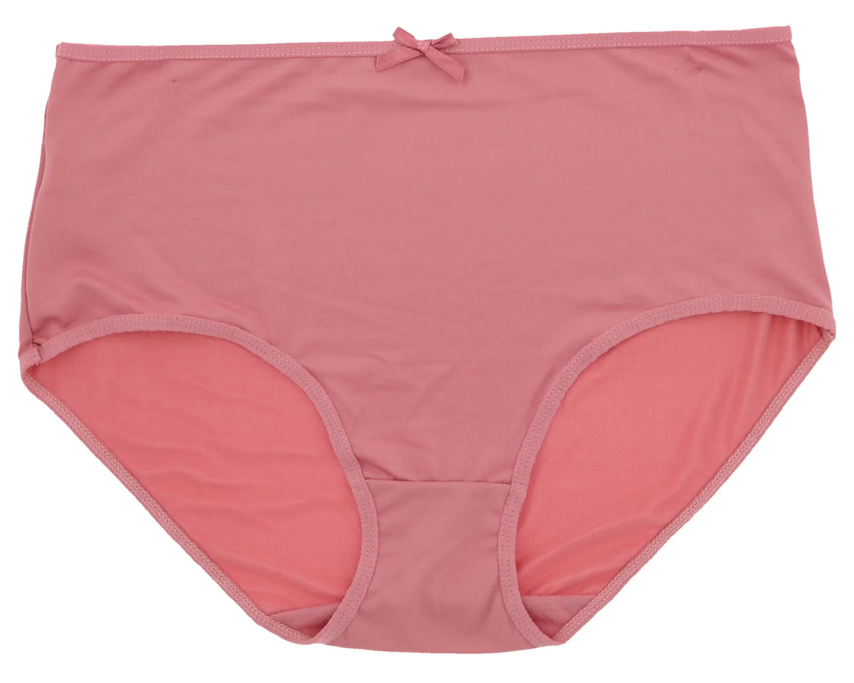 Classic Women's Floral Panties Sexy Size Pink Burke Intimates (5Pr) Plus Rise Delta Dots) Brief (X-Large, High