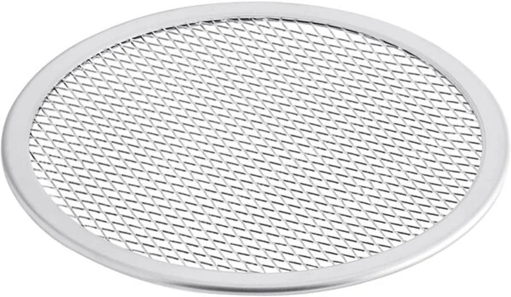 Round Pizza 2 & Rim- TrueCraftware- Pizzeria Restaurants Screen Pizza trendy Aluminum 8” Home of Screen Tray Pizza Round Baking for Pan Set Bakeware Tray Seamless Kitchen Baking