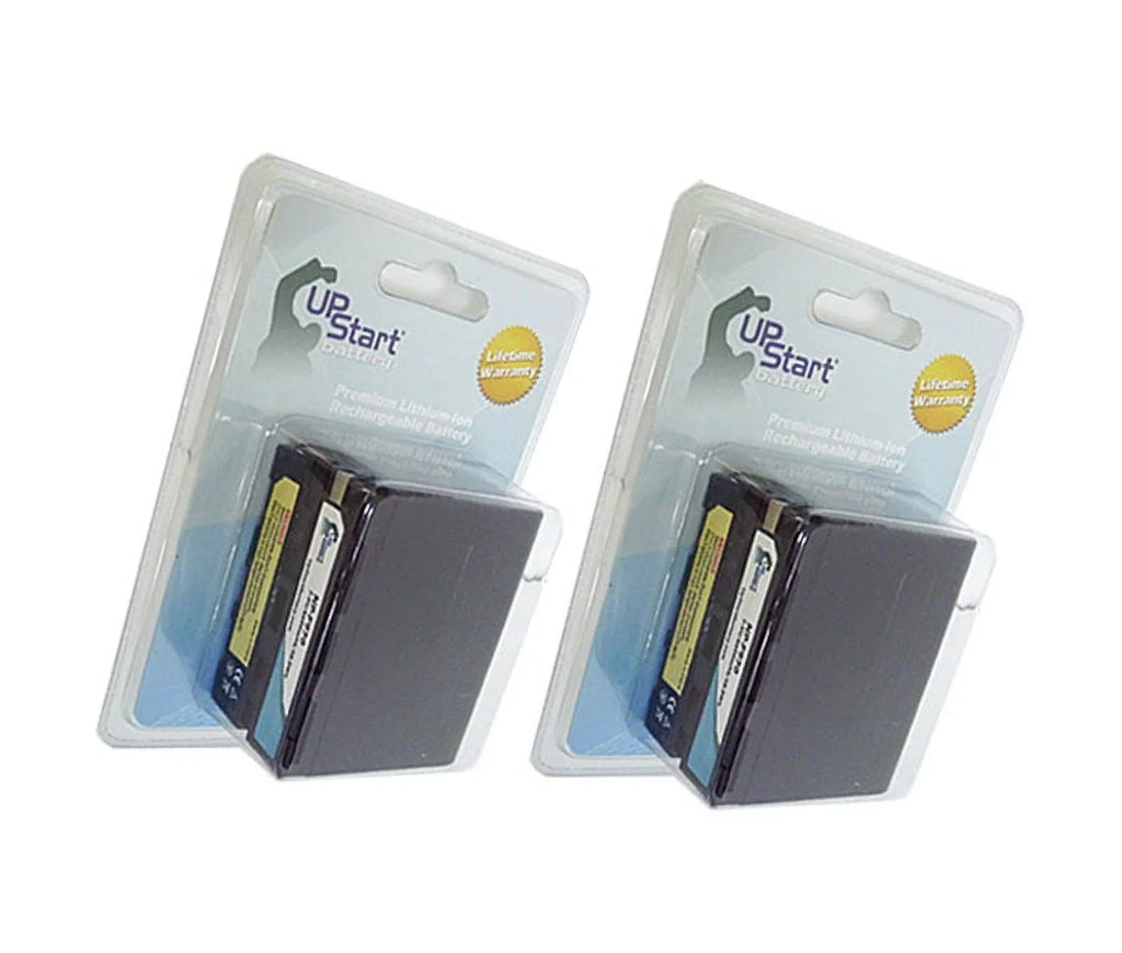 NP-F970 2x UpStart Digital Replacement Battery Capacity GV-D200 Capacity Pack - - Camera High (6600mAh, for Battery Battery Lithium-Ion) 7.4V, High