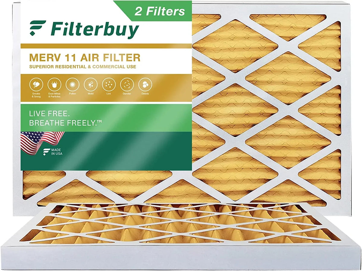 (2-Pack) Filters HVAC MERV 11 AC Pleated Filterbuy 12x36x2 Air Furnace