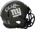 Helmet Rid Certified Salute - Service York Speed Waller Mini to Fanatics Autographed Giants New Authentic Darren 2022