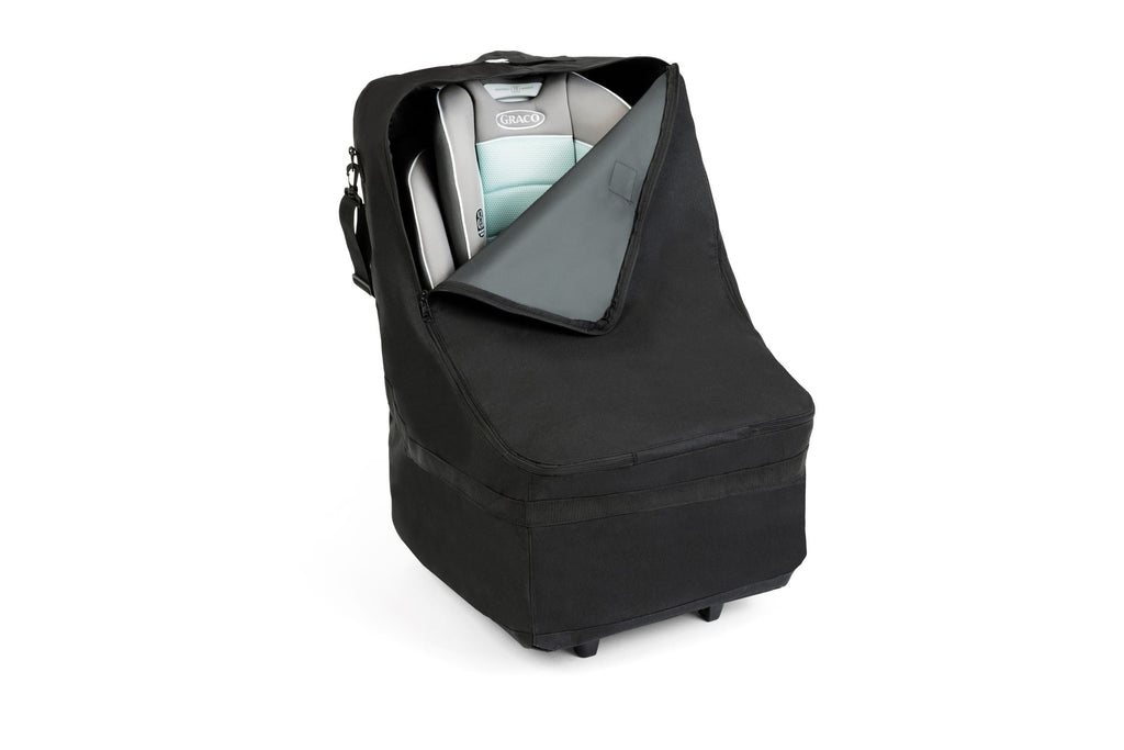 Black Wheelie Childress and Travel Car J.L. Carrier Seat with Wheels, Bag