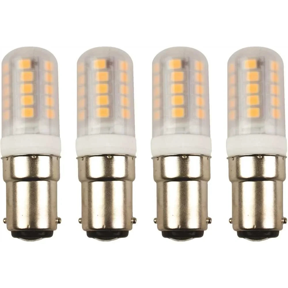 of Equivalent Light 20-Watt - with T5 White Lighting LED BA15D Newhouse 120-Volt BA-2320-4 Warm 4 Bulb pack Base,