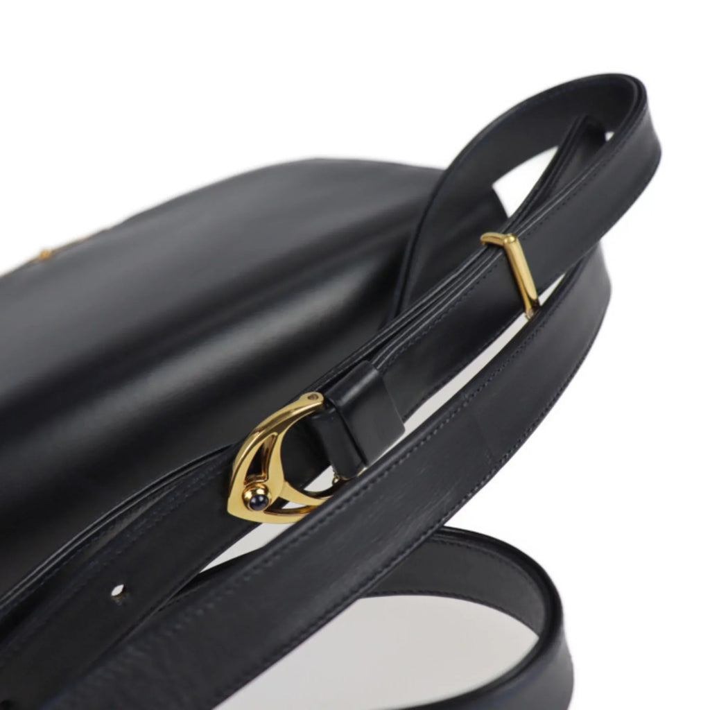 leather bag (Good) Cartier new line calf CARTIER navy shoulder 2WAY clutch sapphire dark Pre-Owned