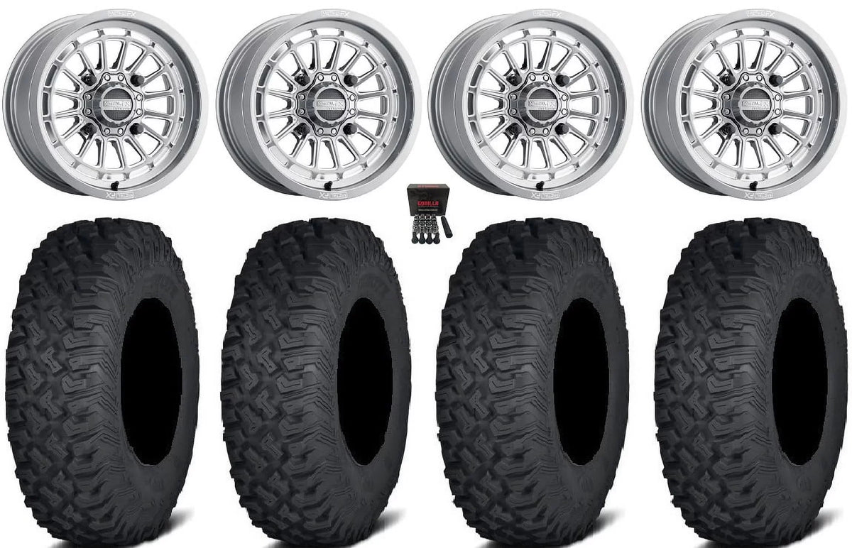 Ranger XP Polaris MetalFX Delta Gm RZR 1000 Wheels XP 15" 32" Contrast / Cut Coyote / XP PRO 900/1000 Tires