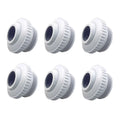 1" Hayward SP1419E White Outlet Directional HydroStream Opening 6-pack