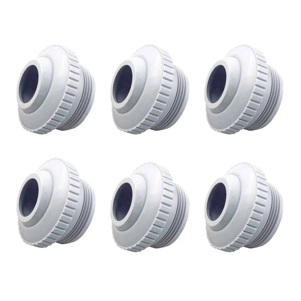 1" Hayward SP1419E White Outlet Directional HydroStream Opening 6-pack