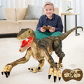 Old Lights Control Girls Years JBee Brown Kids Boys for RC Toys Robot Toy 8-12 Boys Dinosaur 3-5, Dinosaur Gifts Ctrl - Sounds with Age for 5-7, Walking and Remote T-Rex