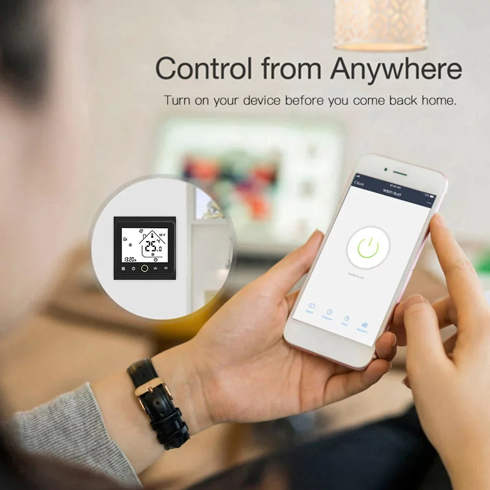 / Temperature With Temperature Water Compatible -- Thermostat,5a / Compatible Wi-fi With / Water GoolRC Smart Smart classic Temperature App Boiler